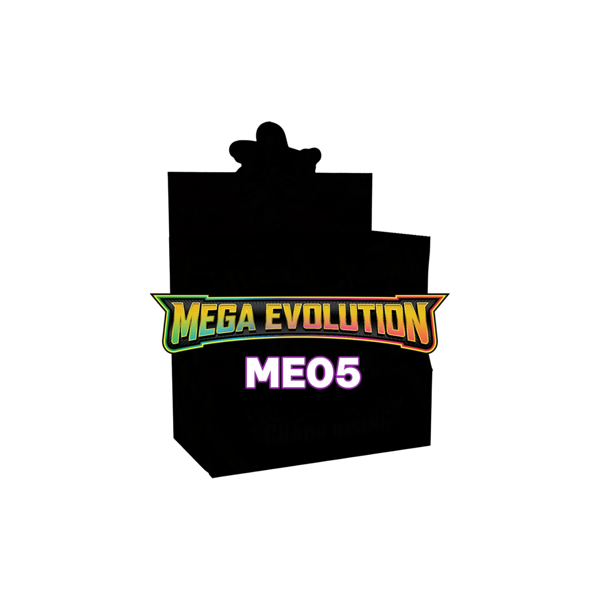 Pokémon TCG - Mega Evolution: Pitch Black Booster Box Display