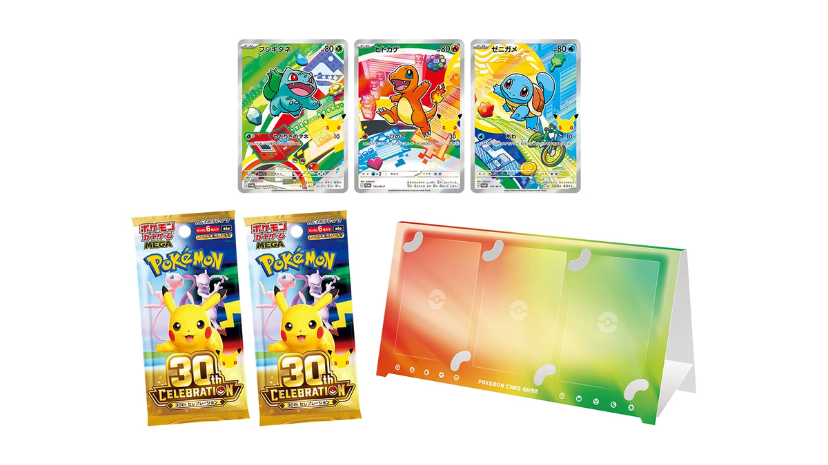 Pokémon TCG - Mega: 30th Celebration Card Set JPN inhalt laschocards