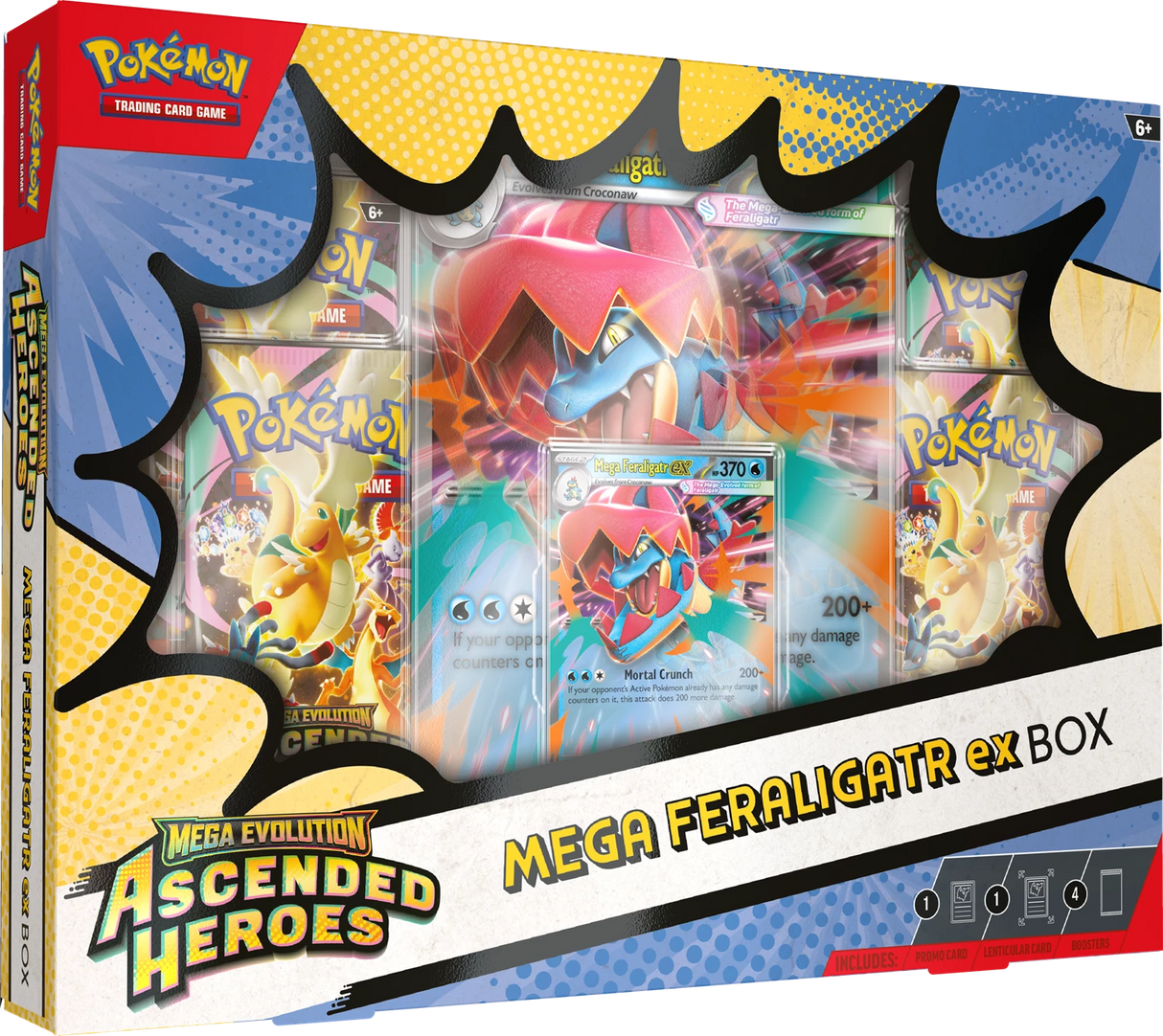 Pokémon TCG - Ascended Heroes Mega ex Box feraligatr front