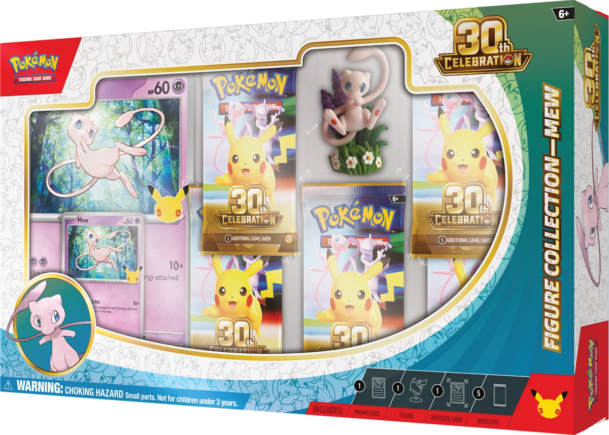 Pokémon TCG - 30th Celebration Figure Collection laschocards mew left