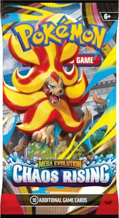 Pokémon TCG - Mega Evolution: Chaos Rising Booster Pack 4