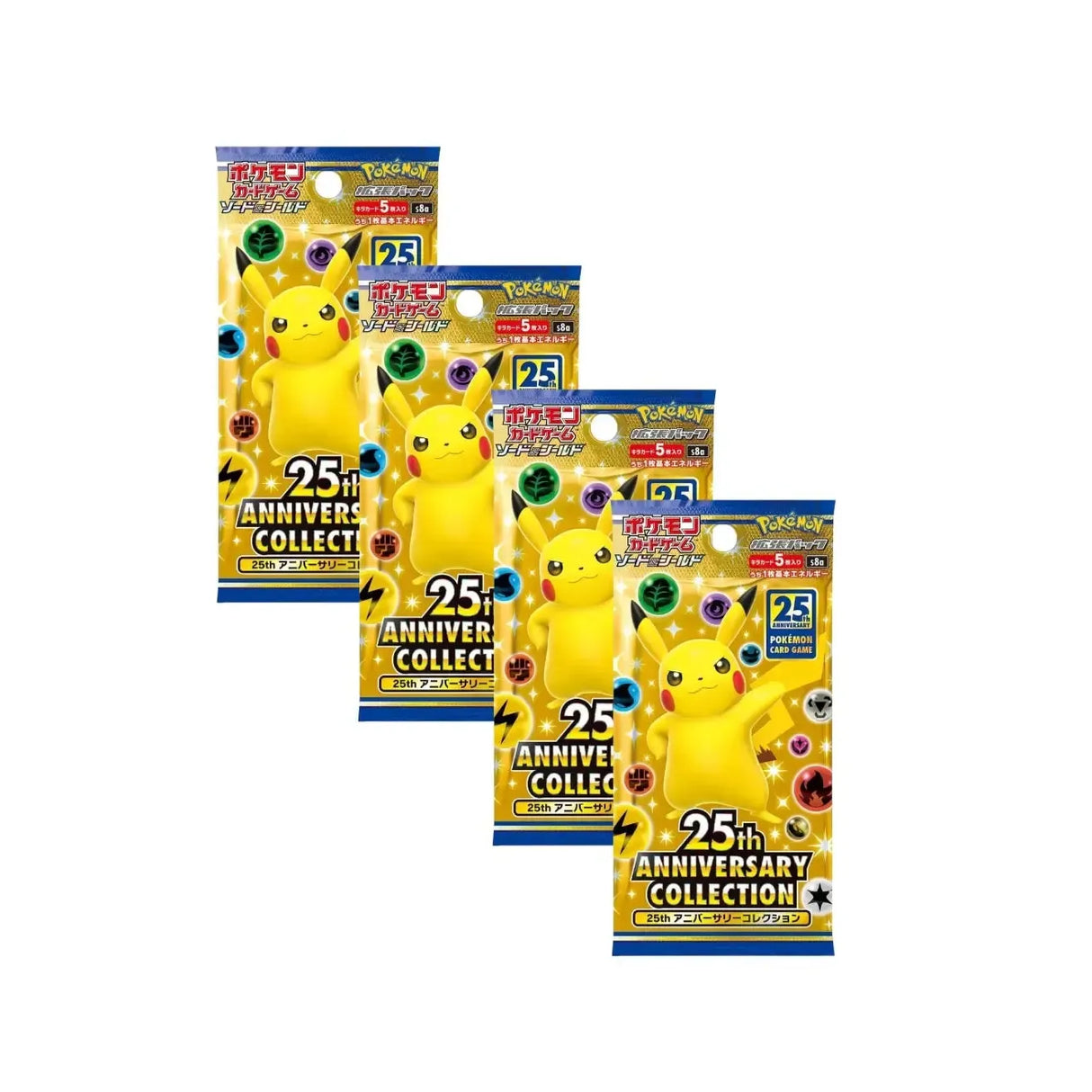 Pokémon TCG - 25th Anniversary Collection Booster Pack s8a