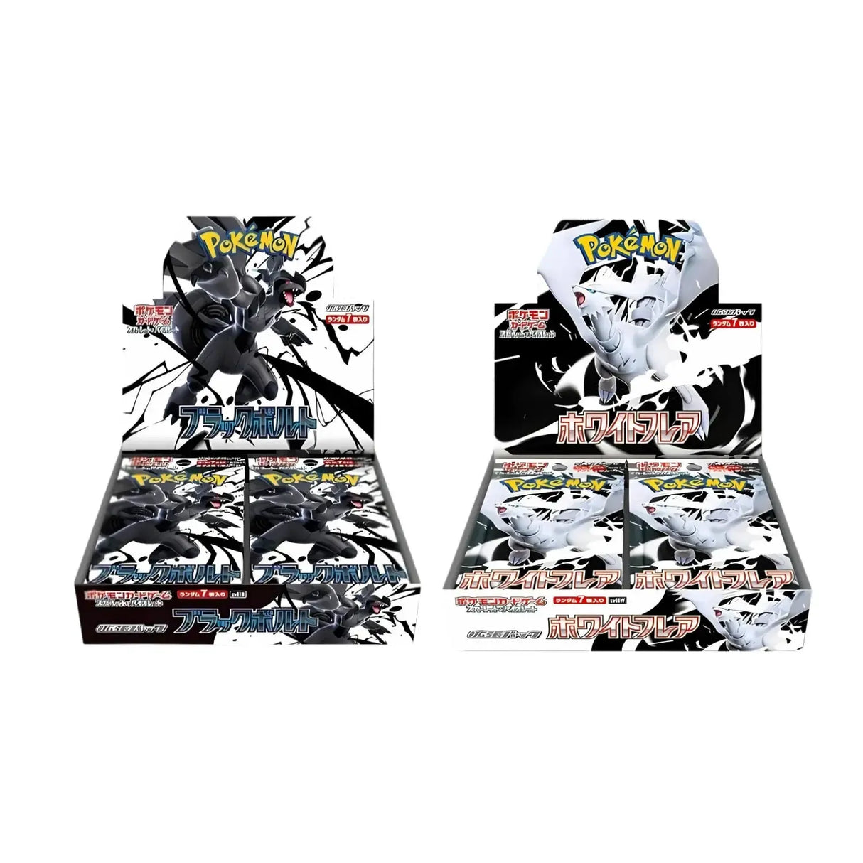 Pokémon TCG - Black Bolt & White Flare Booster Box Set JPN sv11-LaschoCards