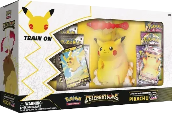 Pokémon TCG - Celebrations: Pikachu VMAX Figure Collection Box