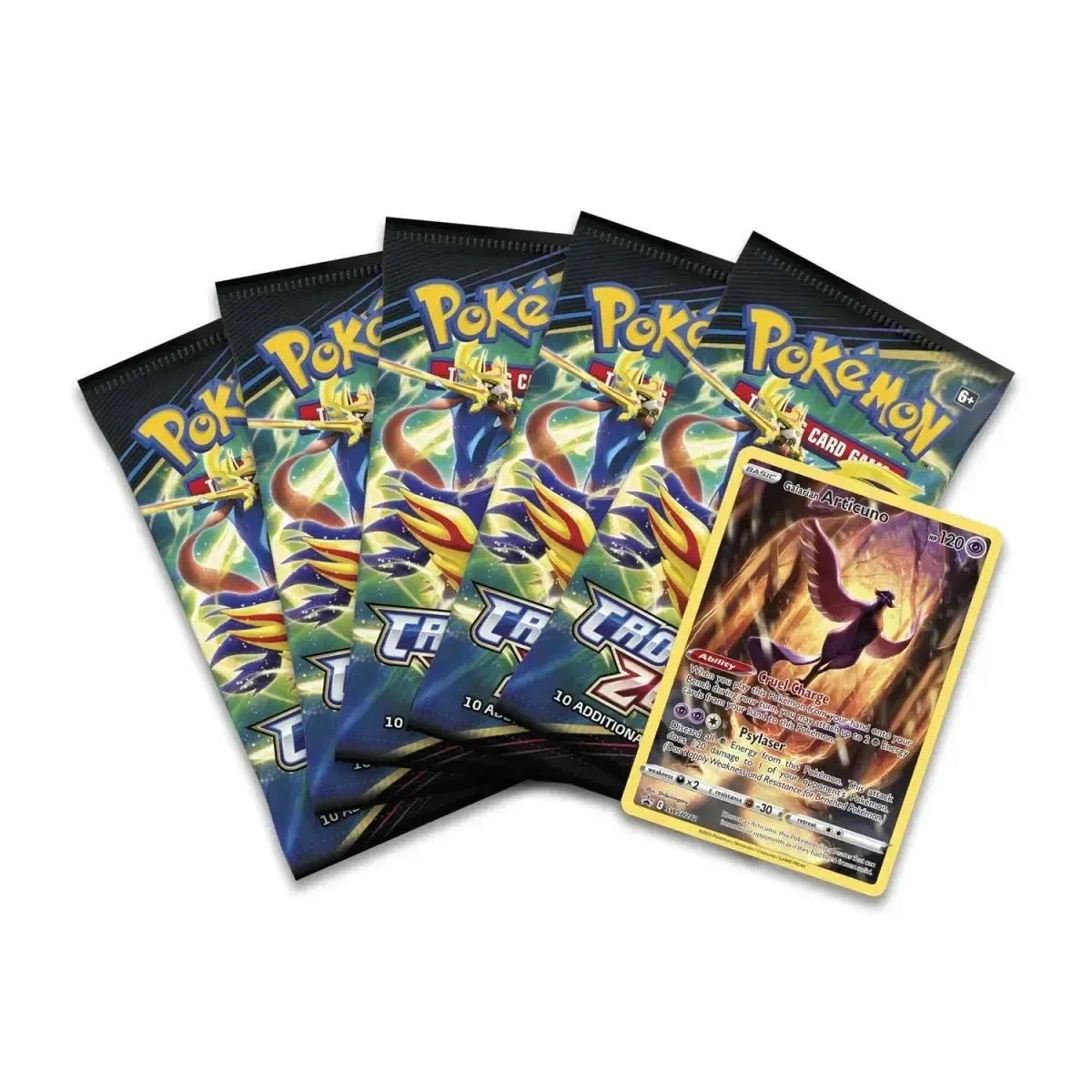 Pokémon TCG - Crown Zenith Galarian Tin Box Set of 3 (US Version)-LaschoCards