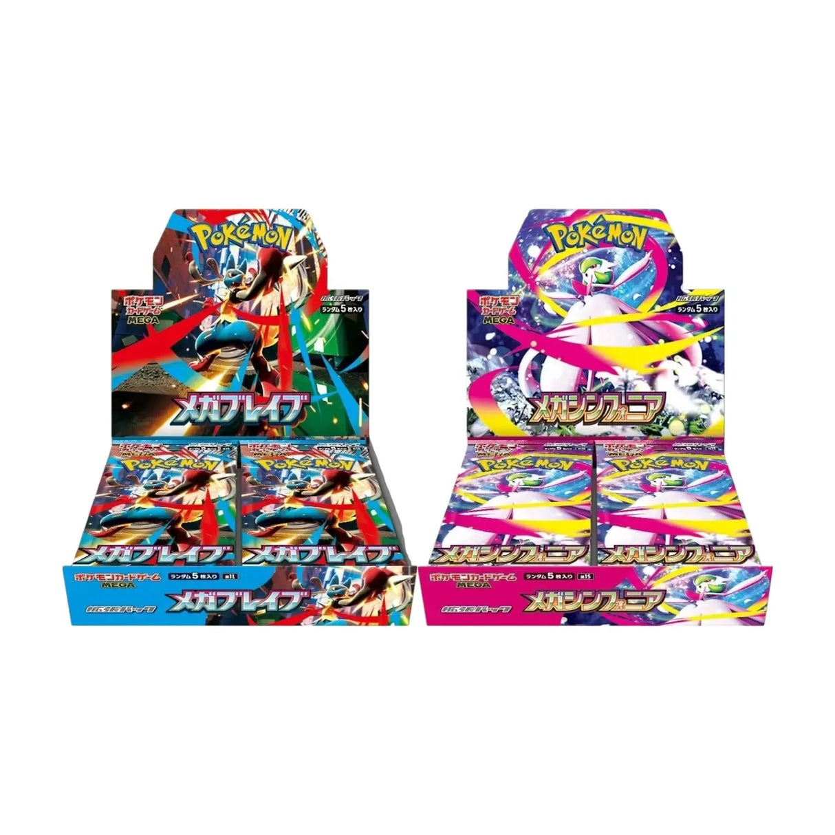 Pokémon TCG - Mega Brave & Mega Symphonia Booster Box Set JPN-LaschoCards
