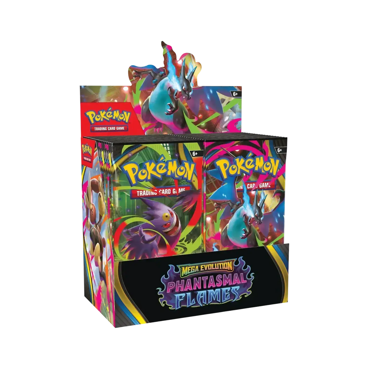Pokémon TCG - Mega Evolution: Phantasmal Flames Booster Box Display