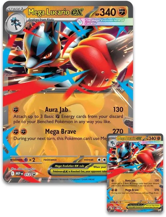 Pokémon TCG - Mega Lucario ex Figure Collection-LaschoCards