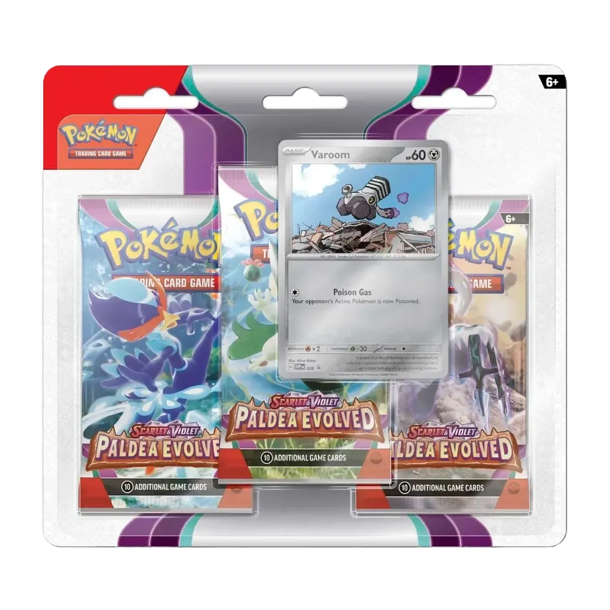 Pokémon TCG - Paldea Evolved 3-Pack Blister