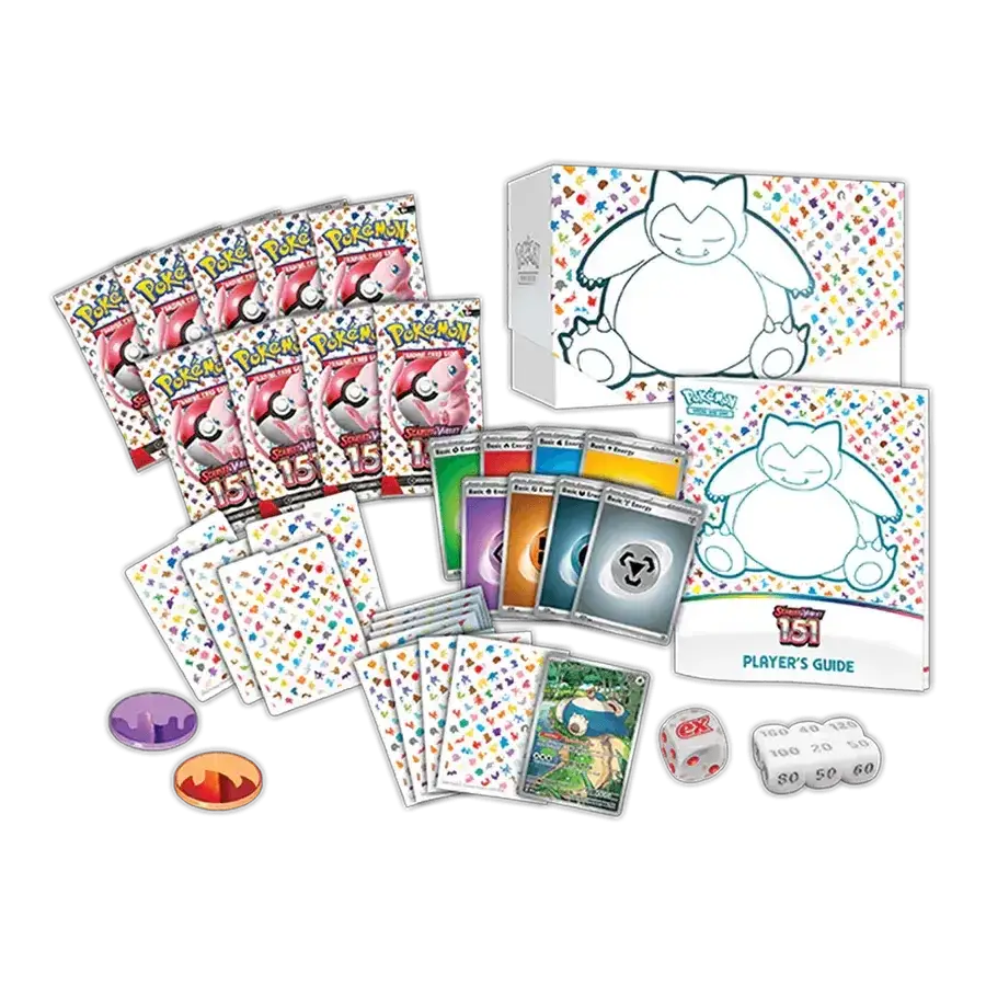 Pokémon TCG - Scarlet & Violet: 151 Elite Trainer Box inhalt