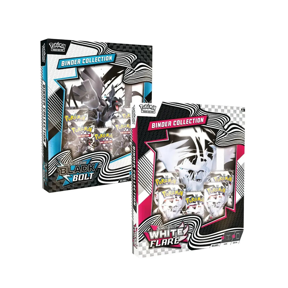 Pokémon TCG - Scarlet & Violet SV10.5: Black Bolt & White Flare Binder Collection-LaschoCards