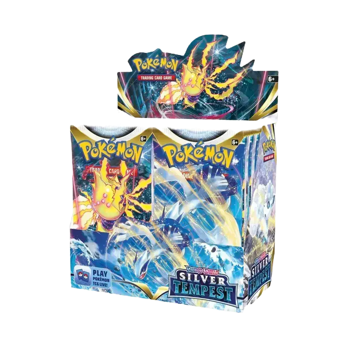 Pokémon TCG - Sword & Shield: Silver Tempest Booster Box Display