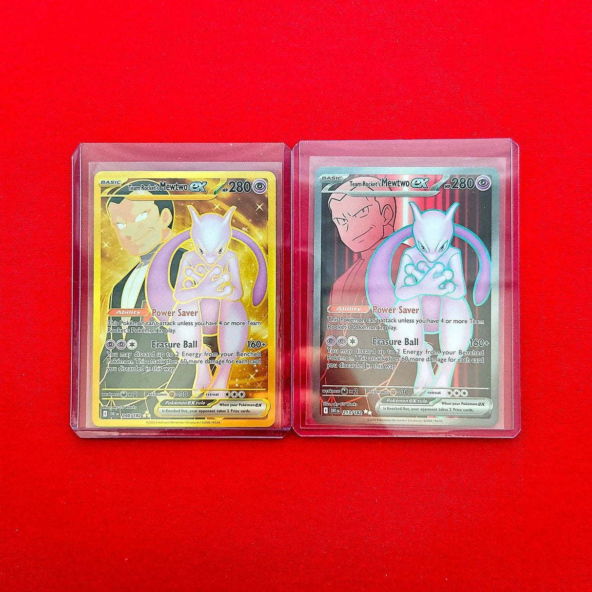 Pokémon TCG - Team Rocket's Mewtwo ex Gold & Fullart Destined Rivals-LaschoCards