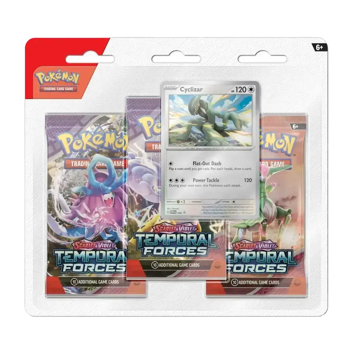 Pokémon TCG - Temporal Forces Cleffa 3-Pack Blister Booster-3-Pack Blister-LaschoCards
