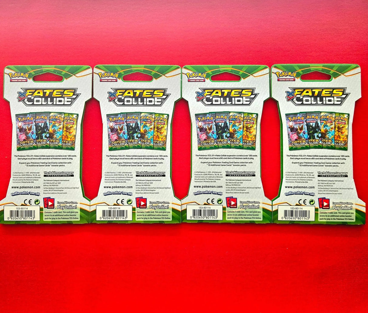 Pokémon TCG - XY Fates Collide Sleeved Booster Artset-LaschoCards