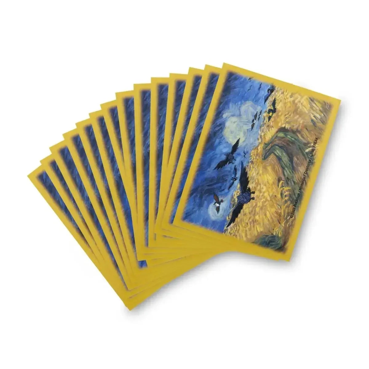 Pokémon Van Gogh Museum - Corviknight Inspired by Wheatfield with Crows Card Sleeves (65 Sleeves)