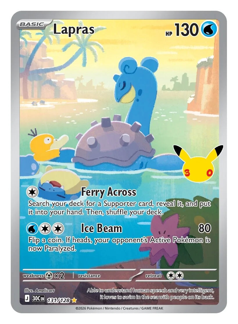 Pokémon TCG - 30th Celebration Booster Pack laschocards Lapras
