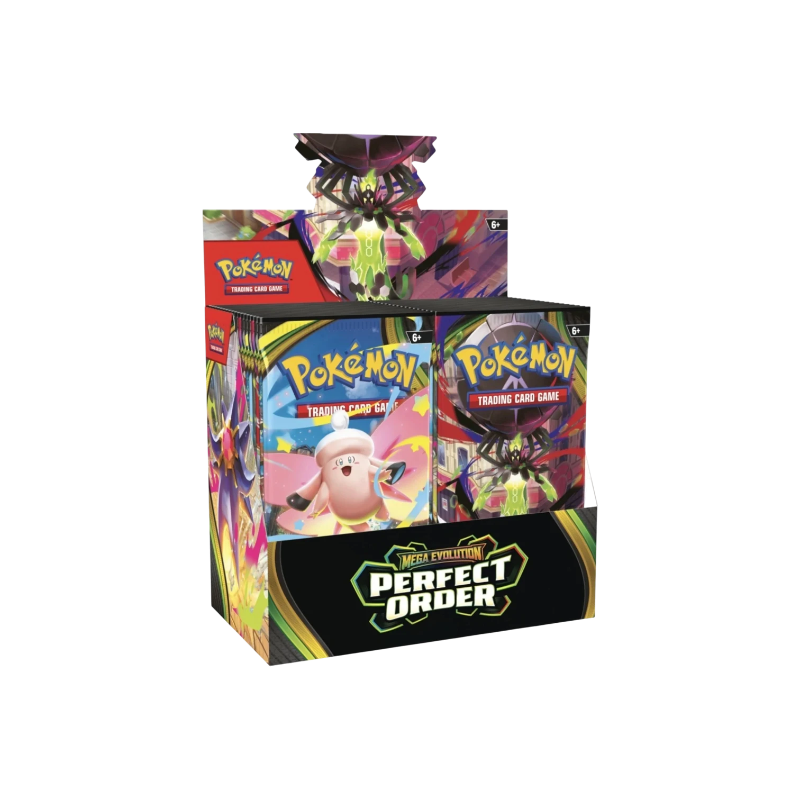 Pokémon TCG - Mega Evolution: Perfect Order Booster Box Display
