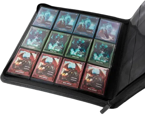 QuadRow ZipFolio 24-Pocket Sammelkarten Album