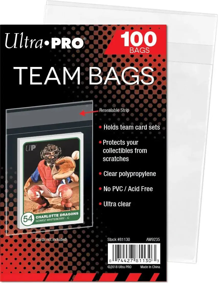 Team Bags Resealable Sleeves (100 Stk)-LaschoCards