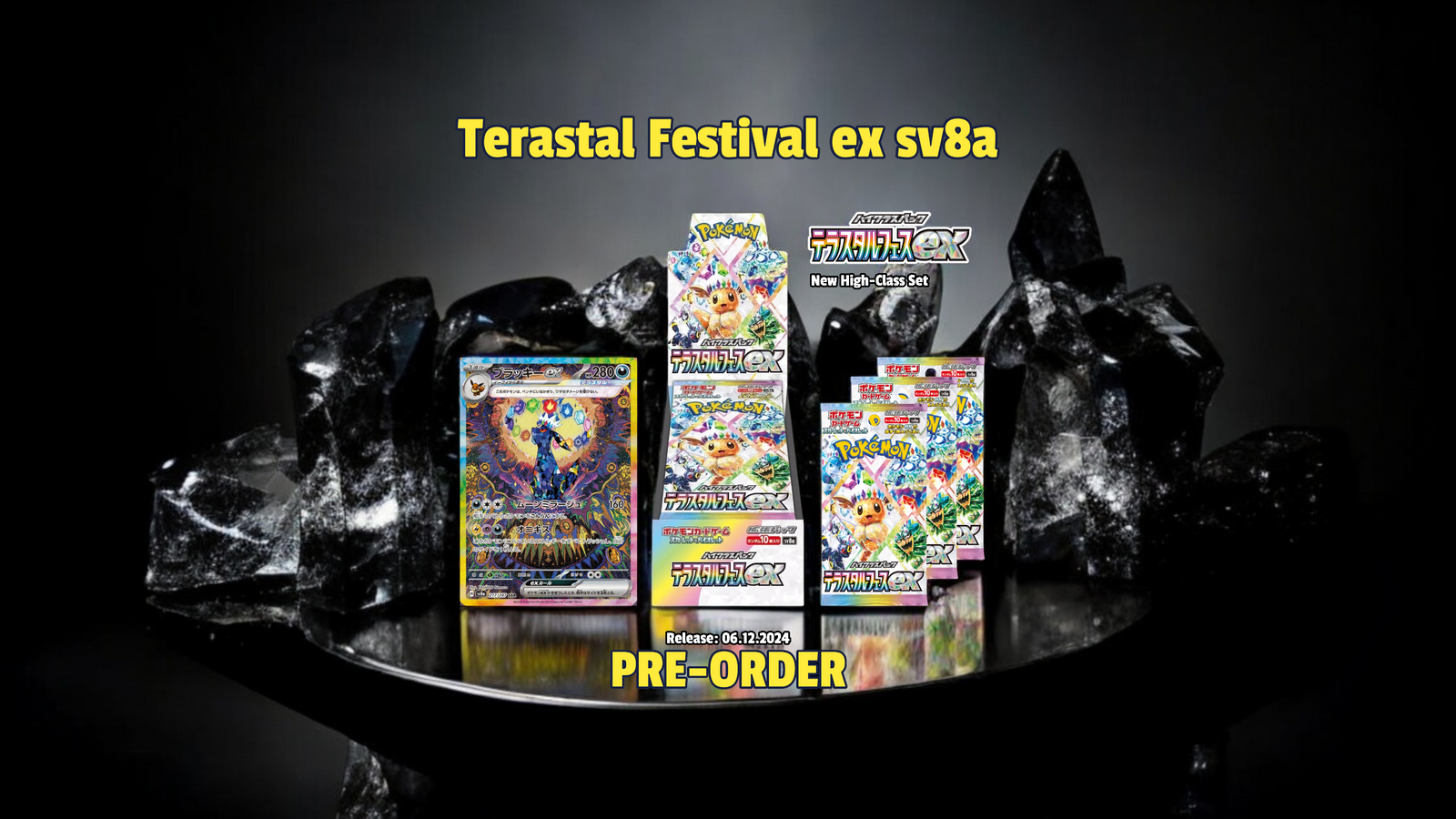 Terastal Festival ex sv8a: Die neuen Pokémon-Karten mit Eeveelution-Glanz!