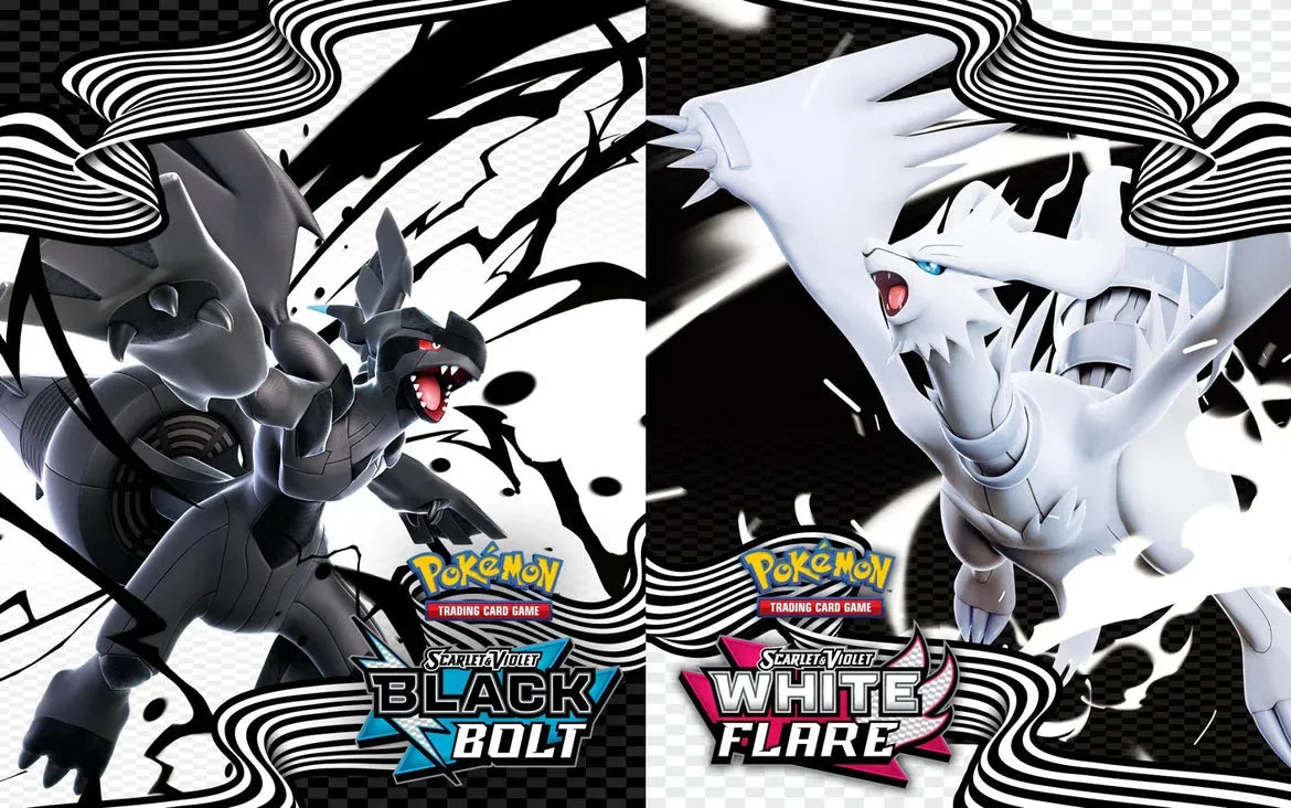Scarlet & Violet SV10.5 Black Bolt & White Flare Set Wallpaper