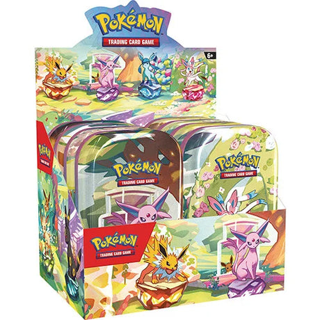 Pokémon TCG - Prismatic Evolutions Mini Tin Display SV8.5 Display