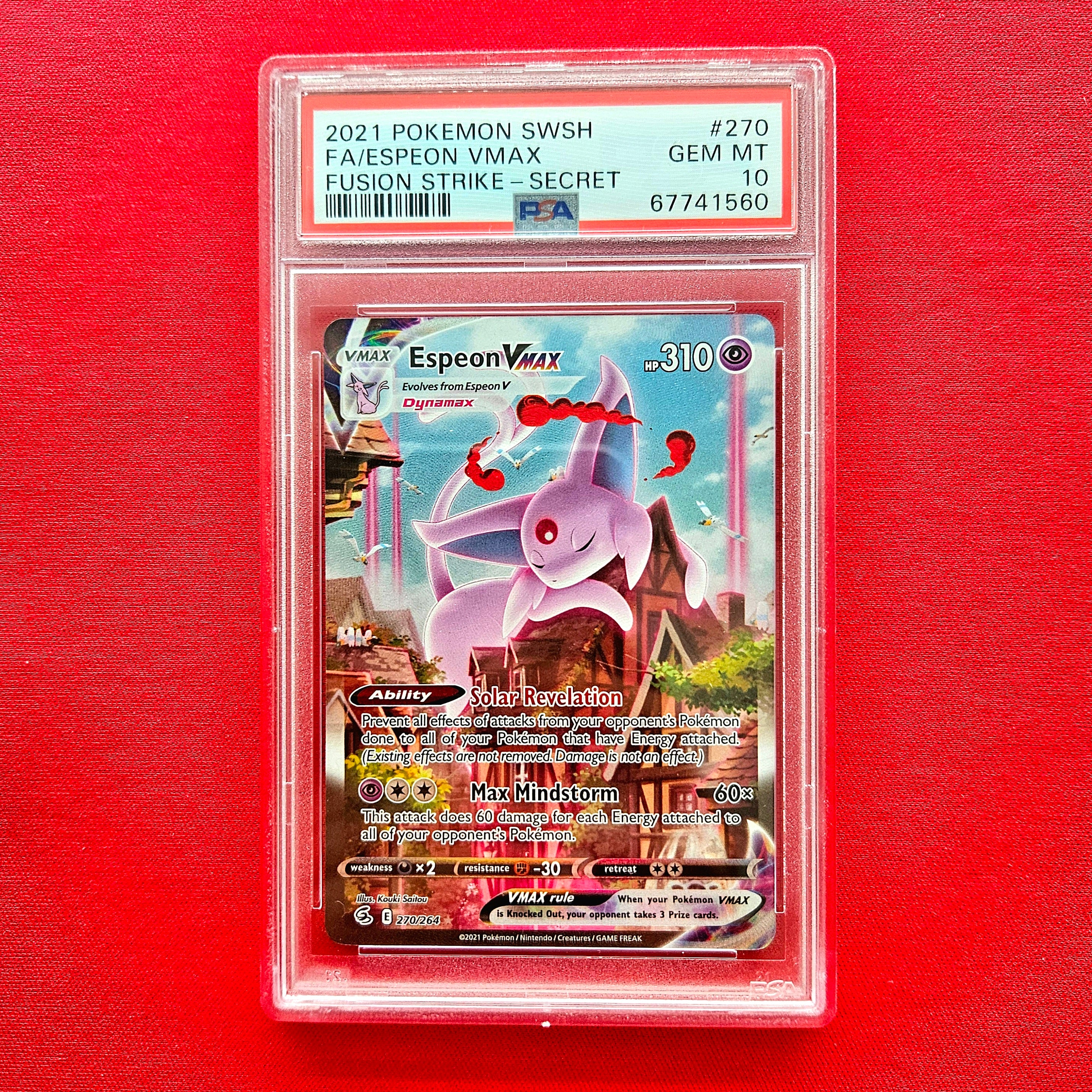 Hotsell Pokemon Espeon VMAX Alternate Art Secret