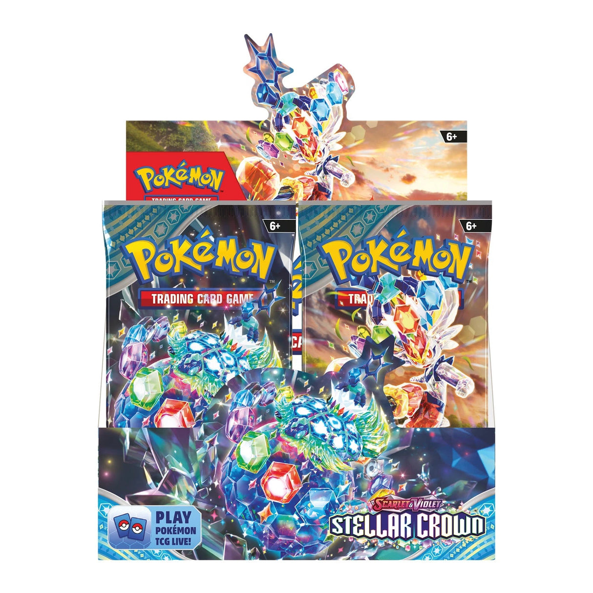 Pokémon TCG - Scarlet & Violet: Stellar Crown Booster Box Display-Displays-LaschoCards