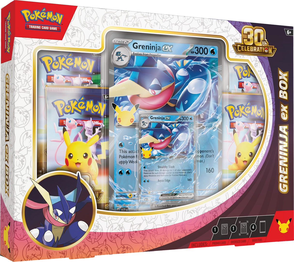 Pokémon TCG - Celebration ex Box Greninja front laschocards