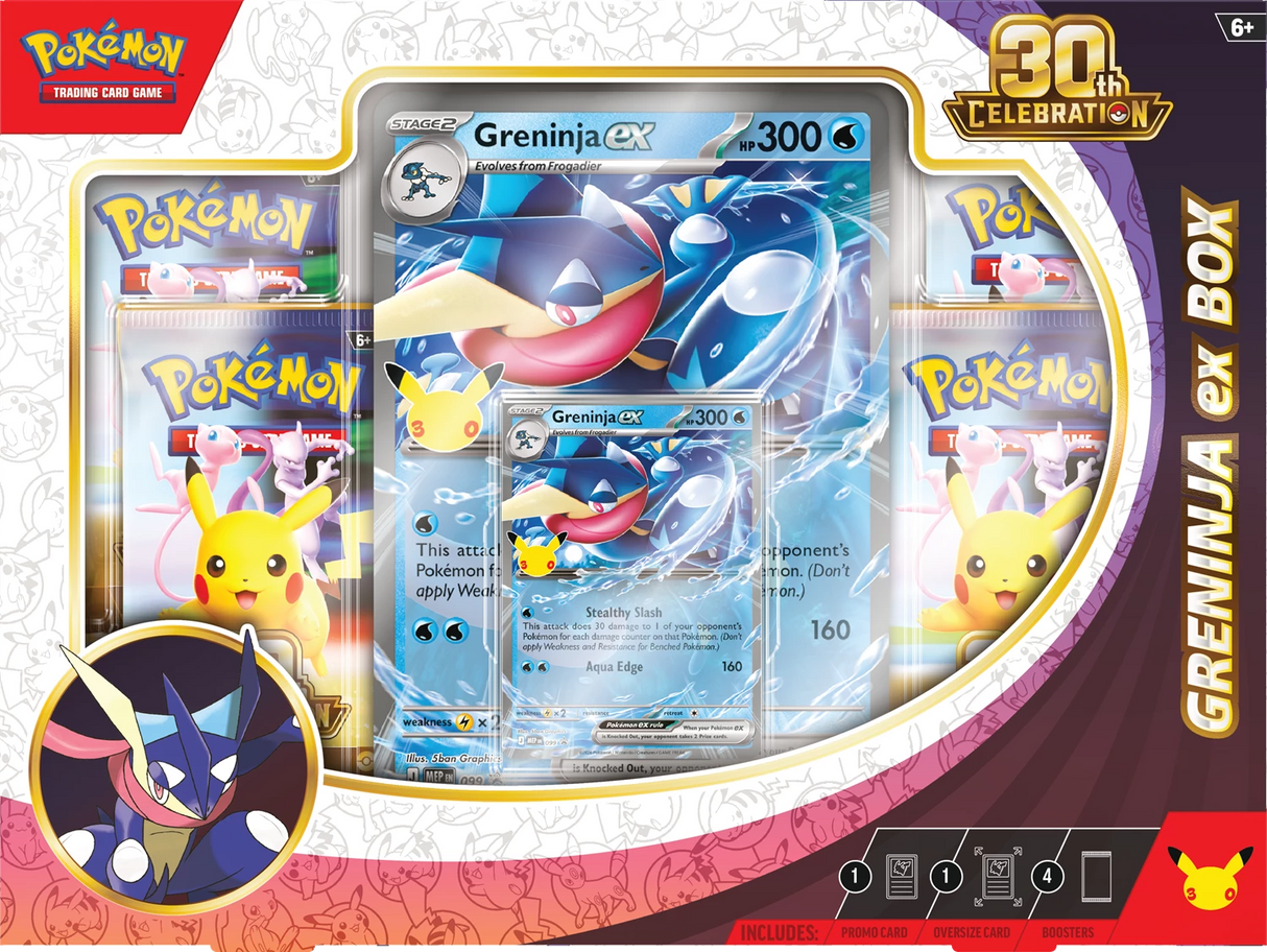 Pokémon TCG - Celebration ex Box Greninja front 2 laschocards