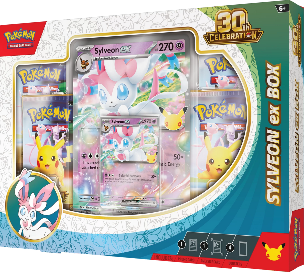 Pokémon TCG - Celebration ex Box Sylveon side laschocards