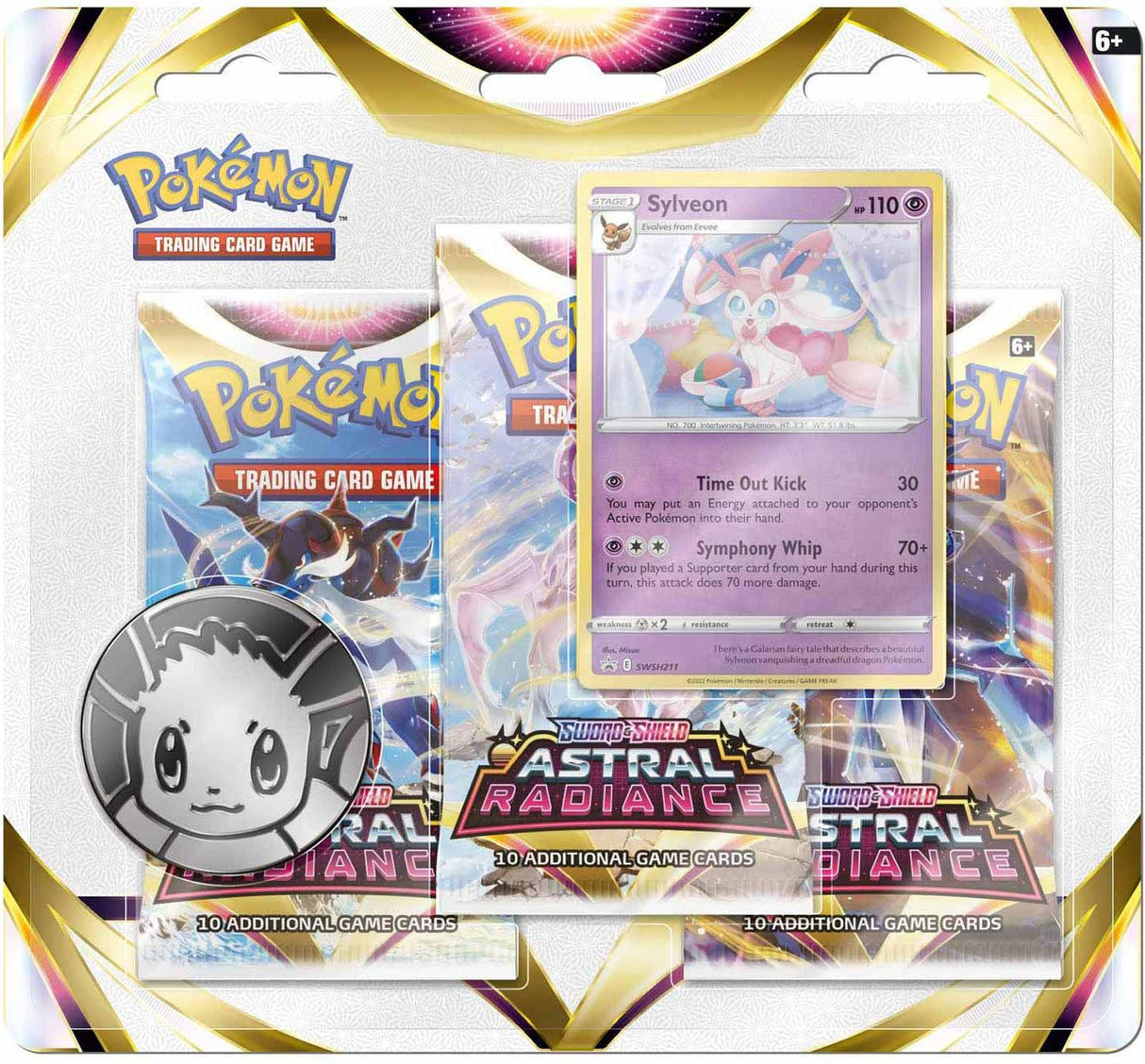 Pokémon TCG - Astral Radiance 3-Pack Blister Sylveon
