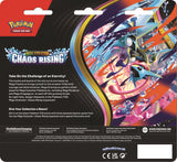 Pokémon TCG - Mega Evolution: Chaos Rising 3-Pack Blister back