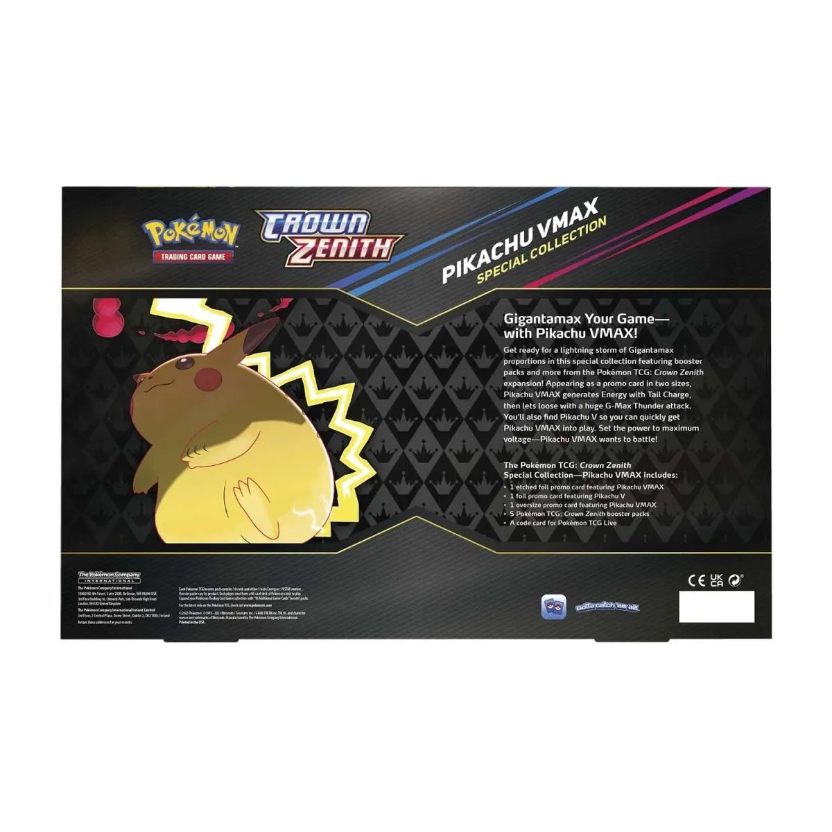 Pokémon JCC - Zénith Suprême : Collection Spéciale Pikachu VMAX
