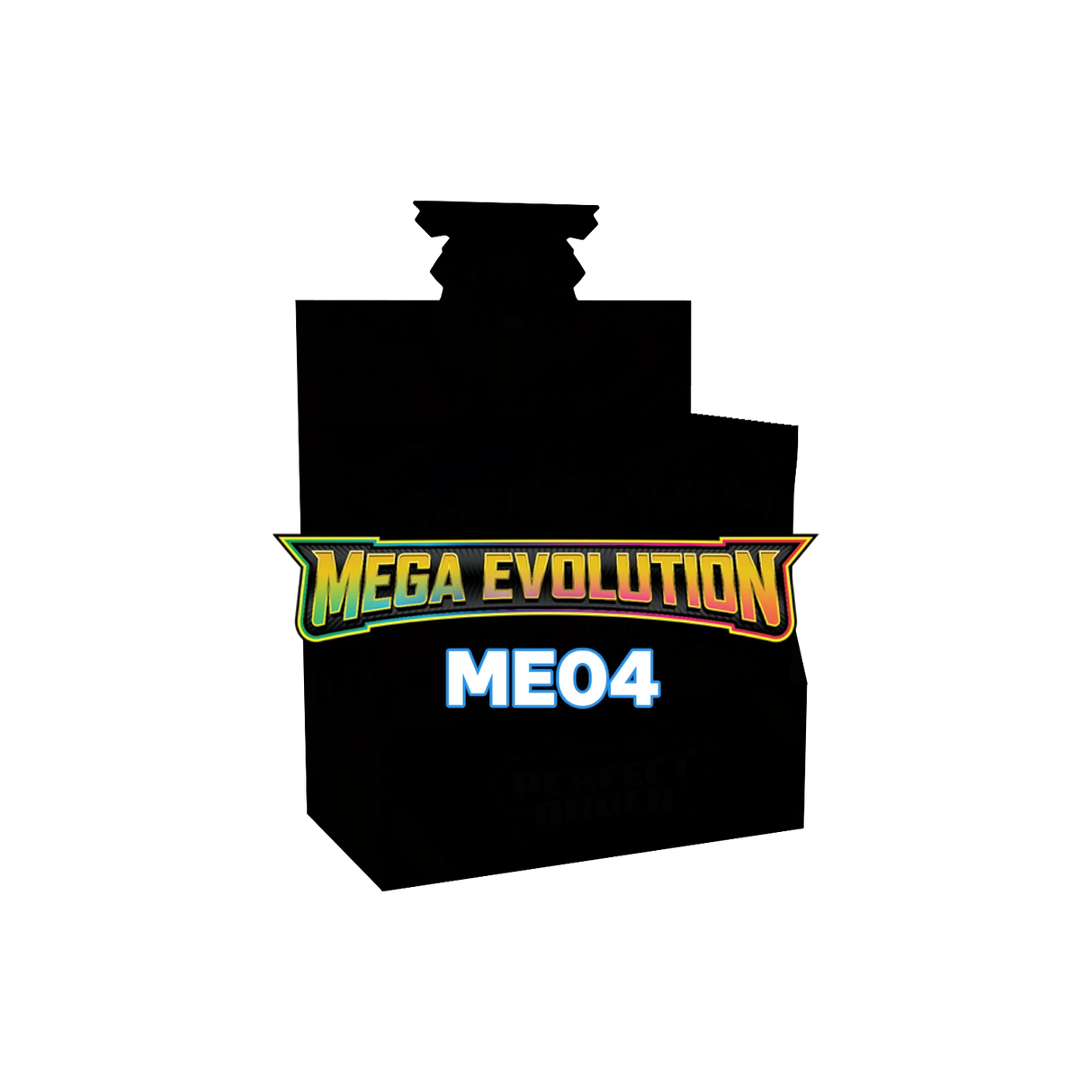 Pokémon TCG - Mega Evolution: Chaos Rising Booster Box Display
