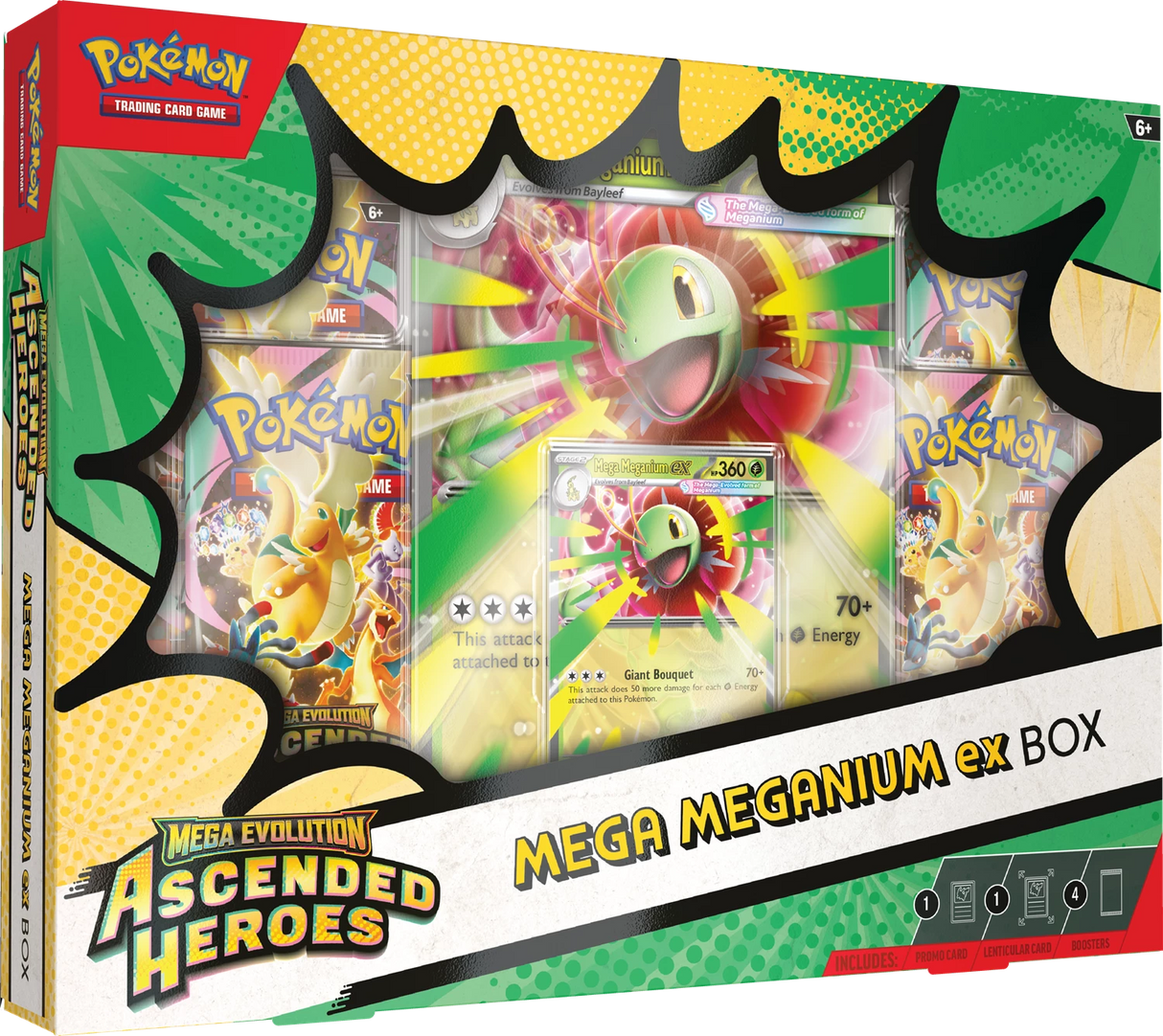 Pokémon TCG - Ascended Heroes Mega ex Box meganium front
