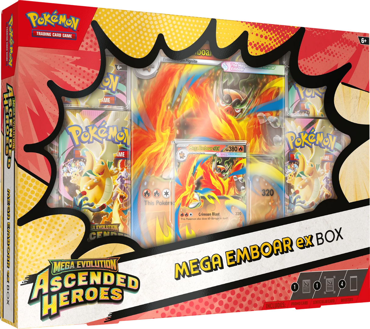 Pokémon TCG - Ascended Heroes Mega ex Box emboar front