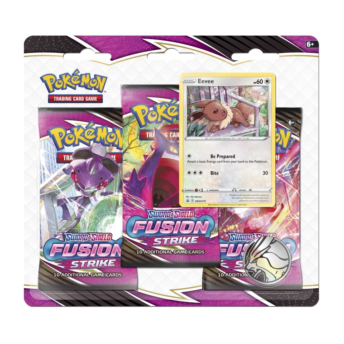 Pokémon TCG - Fusion Strike 3-Pack Blister Eeve