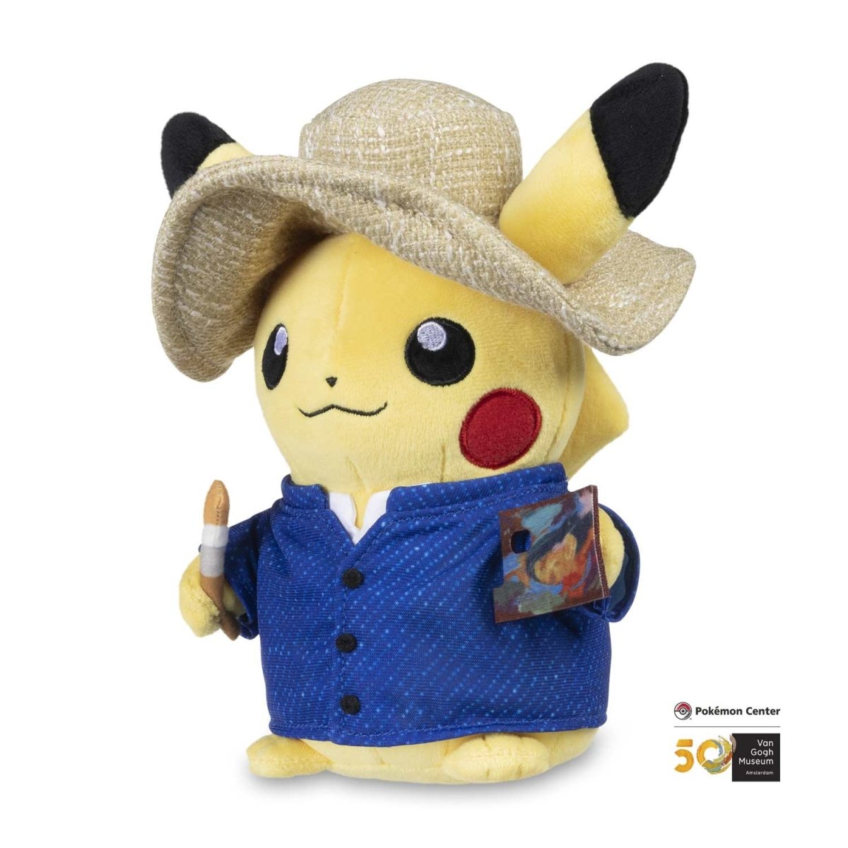 Pokémon Van Gogh Museum - Pikachu Plush - 7 ¾ In.