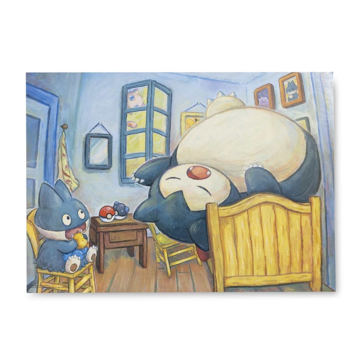 Pokémon Van Gogh Museum Munchlax & Snorlax The Bedroom Puzzle 1008 Pieces-LaschoCards