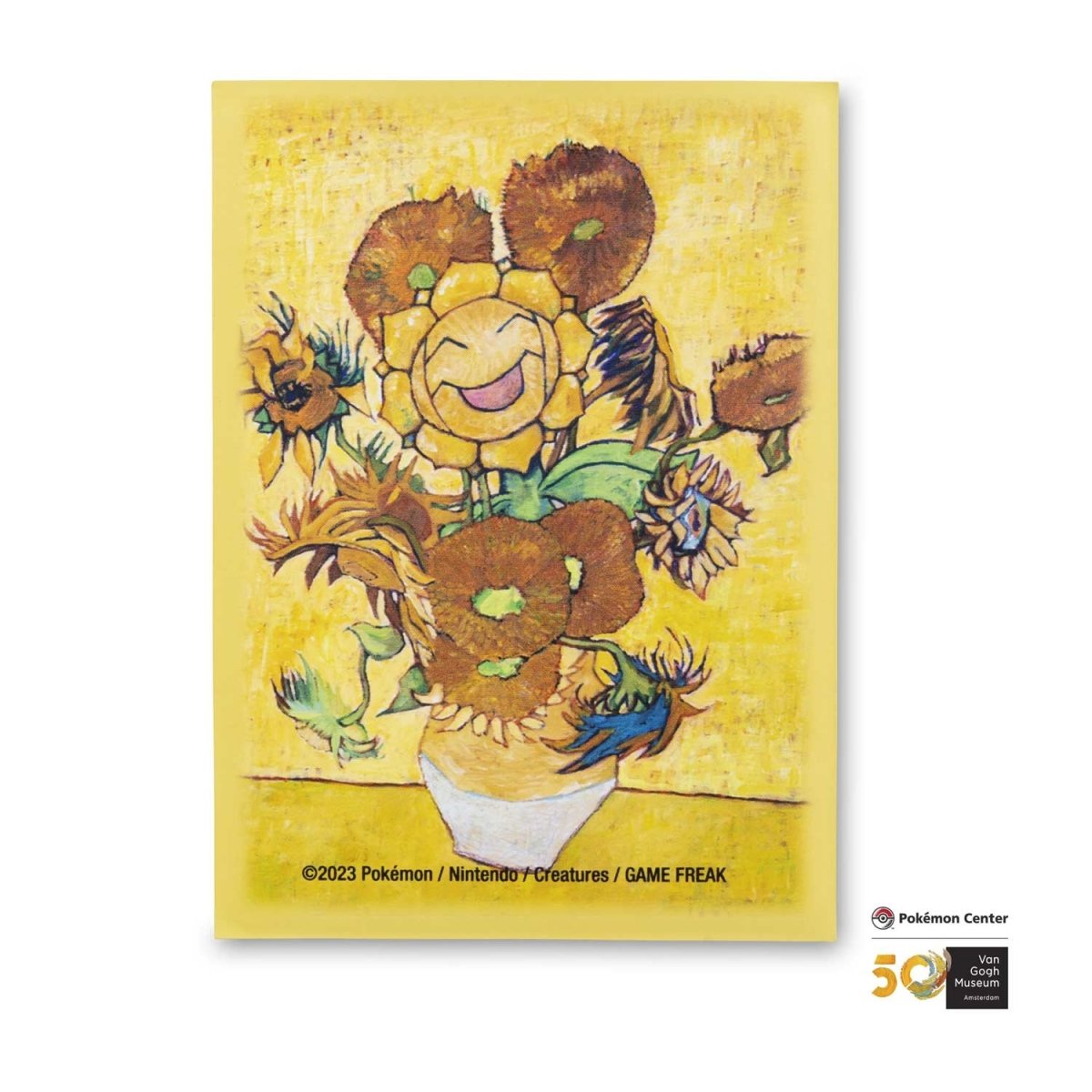 Pokémon Van Gogh Museum - Sunflora Sunflowers Card Sleeves (65 Sleeves) Promo