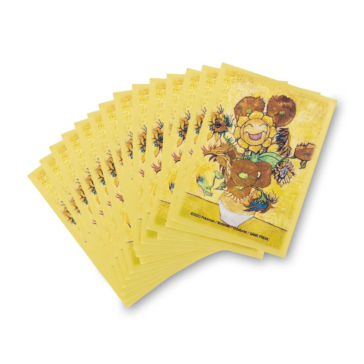 Pokémon Van Gogh Museum - Sunflora Sunflowers Card Sleeves (65 Sleeves)