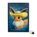 Pokémon Van Gogh Museum - Eevee Self-Portrait with Straw Hat Card Sleeves (65 Sleeves) promo