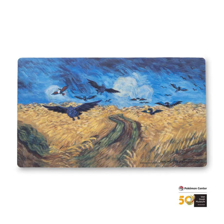 Pokémon Van Gogh Museum Corviknight Wheatfield with Crows Playmat