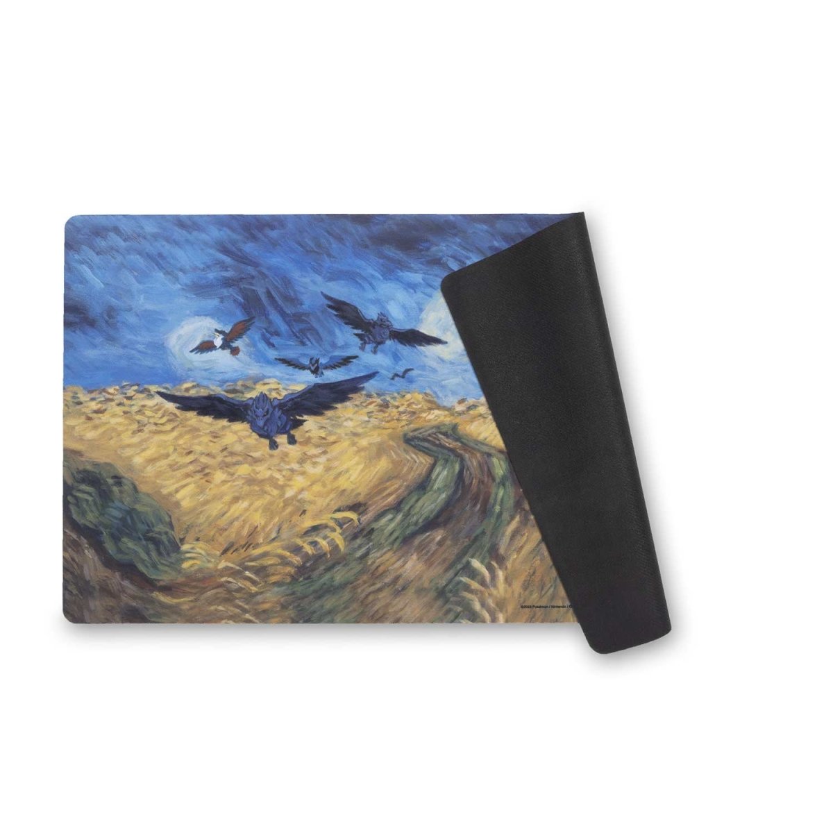 Pokémon Van Gogh Museum Corviknight Wheatfield with Crows Playmat-LaschoCards