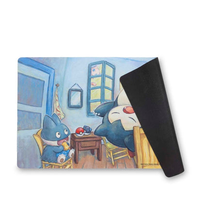 Pokémon Van Gogh Museum Munchlax & Snorlax The Bedroom Playmat-LaschoCards