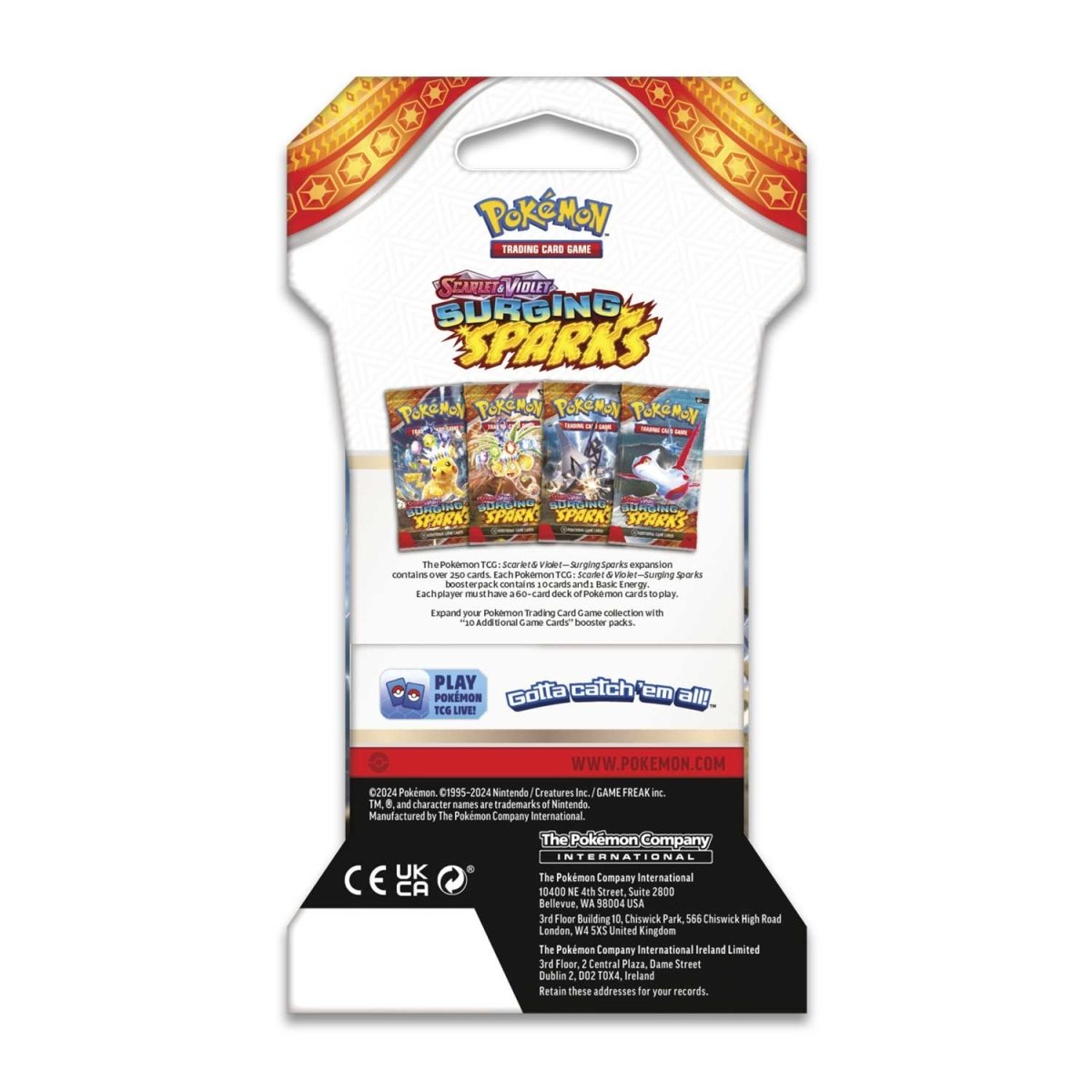 Pokémon TCG - Scarlet & Violet: Surging Sparks Sleeved Booster Pack-LaschoCards