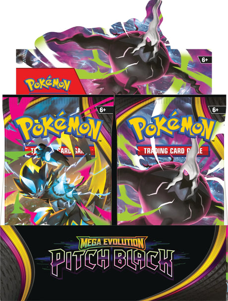 Pokémon TCG - Mega Evolution: Pitch Black Booster Box Display laschocards front