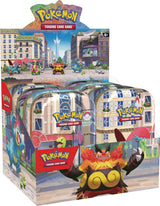Pokémon TCG - Mega Evolution: Lumiose City Mini Tins Display